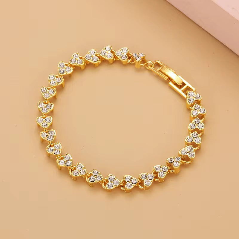 Millionaire Dollhouse “Hearts of Gold” Bracelet