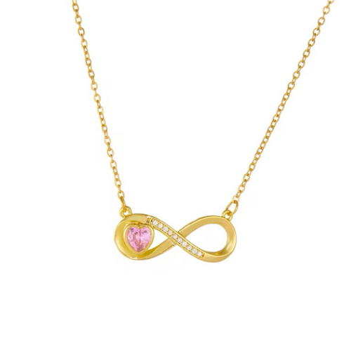 Millionaire Dollhouse “Forever in Pink” Infinity Necklace