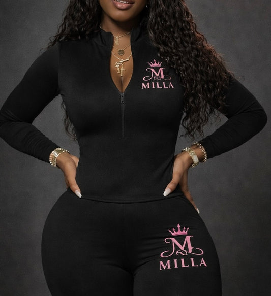 MILLA Manifest Tracksuit – Money Intelligence Lifestyle Luxury Abundance Set