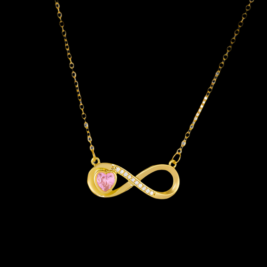 Millionaire Dollhouse “Forever in Pink” Infinity Necklace