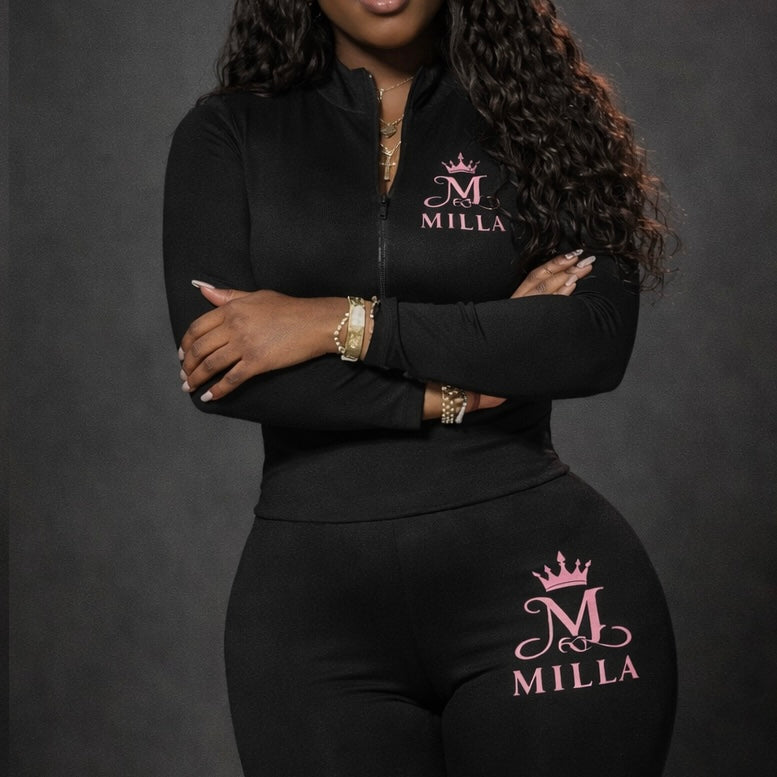 MILLA Manifest Tracksuit – Money Intelligence Lifestyle Luxury Abundance Set