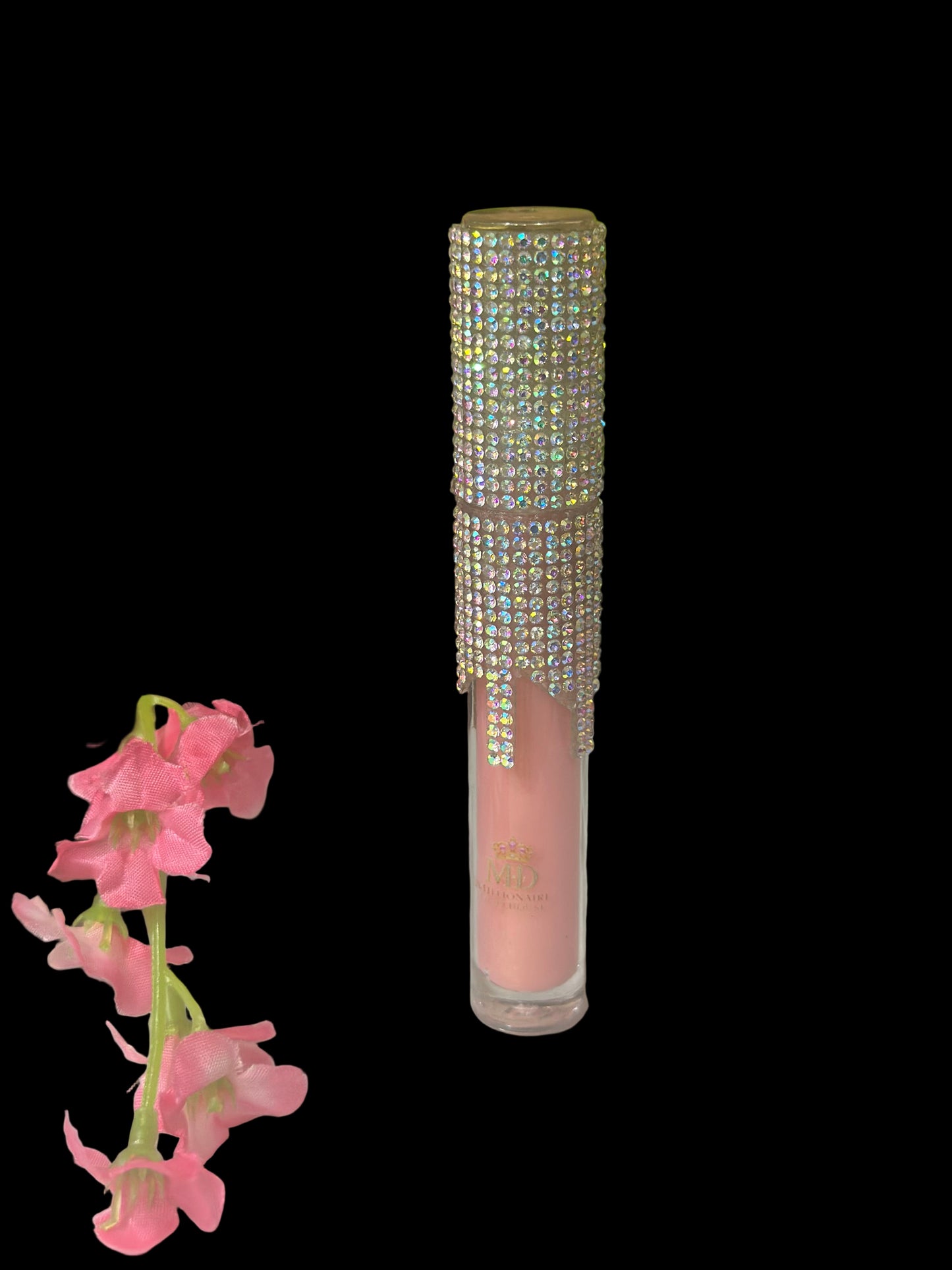 Golden Barbie” — Light Pink Sheer Gloss with Gold Glitter
