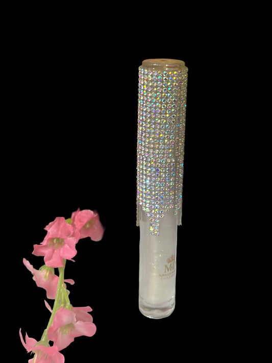 “Diamond Drip” — Clear Glitter Lip Gloss