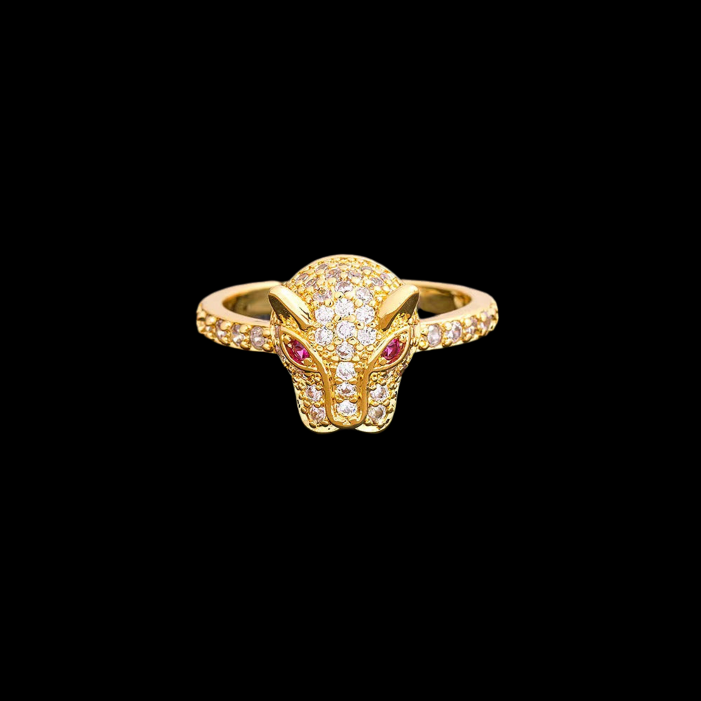 Millionaire Dollhouse “Fierce in Pink” Leopard Ring