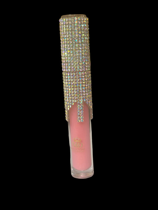 Pink Millionaire” — Sheer Pink Glitter Gloss